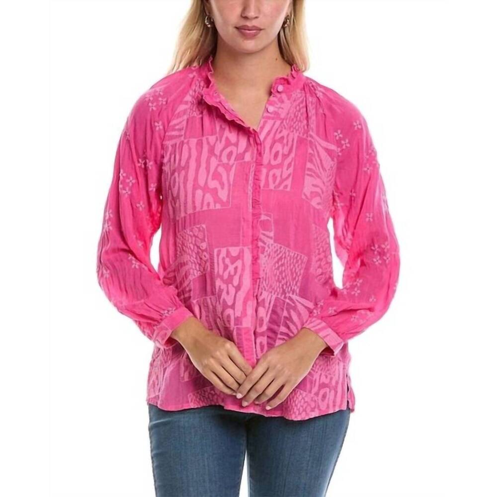 NEW JOHNNY WAS molli jaga blouse in magenta